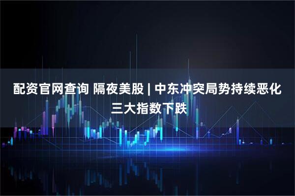 配资官网查询 隔夜美股 | 中东冲突局势持续恶化 三大指数下跌