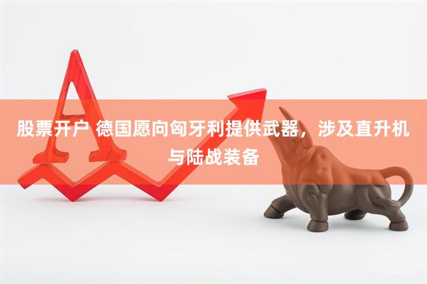 股票开户 德国愿向匈牙利提供武器，涉及直升机与陆战装备